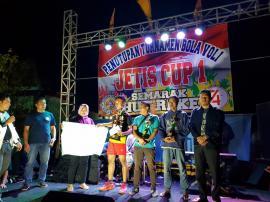 Malam Puncak Peringatan HUT RI ke 74 dan Penutupan Turnament Bola Voli Jetis Cup I