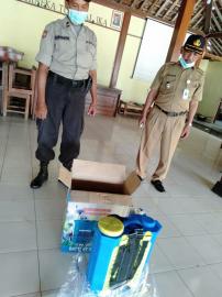 Bantuan Spray untuk Posko TRC Covid-19 Desa Jetis