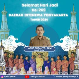 HUT D.I YOGYAKRTA KE- 269,KALURAHAN JETIS SAPTOSARI  IKUTI ZOOM TIRAKTAN