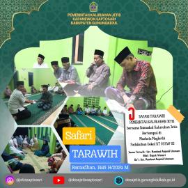 Safari Tarawih Ramadhan 1445H 2024 M