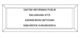 DAFTAR INFORMASI PUBLIK (DIP) KALURAHAN JETIS