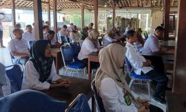 Pemerintah Kapanewon Saptosari Gelar Silaturahmi Hari Pertama Masuk Kerja di Kalurahan Jetis