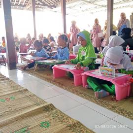 Tim Penggerak PKK Kalurahan Jetis Gelar Lomba Mewarnai TK dan PAUD Meriahkan HUT ke-81 